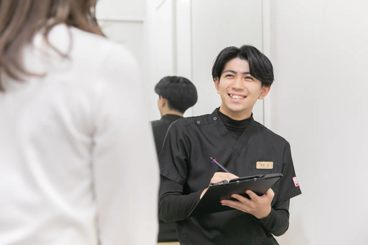 明るい挨拶、笑顔のあふれる院内！のイメージ